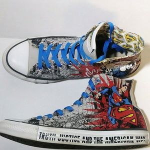 ✨DC Comics Superman Converse All Star Sneakers
